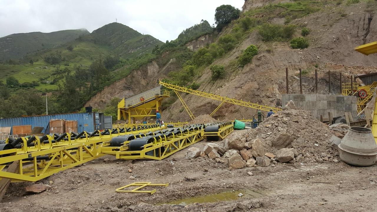 Montaje de equipos de trituración