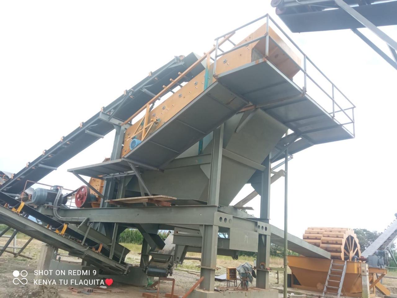 Instalación de zaranda vibratoria