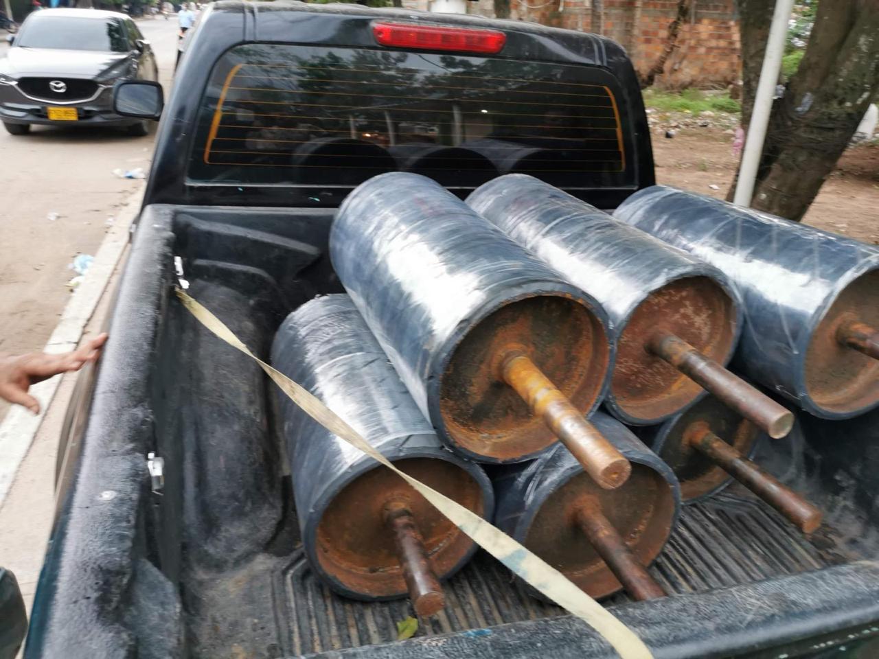 Trabajo de vulcanización en campo