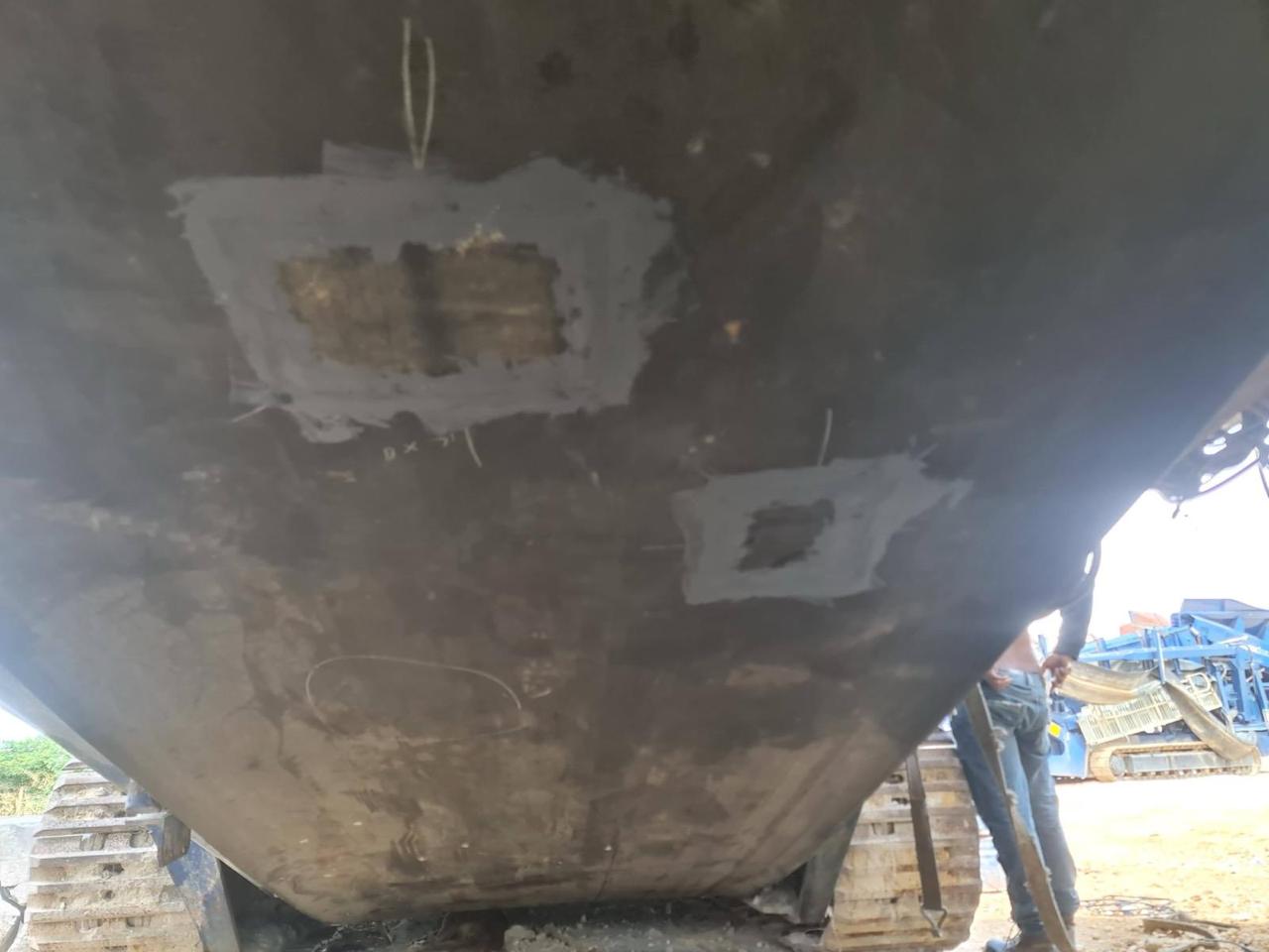 Rodillo motriz instalado