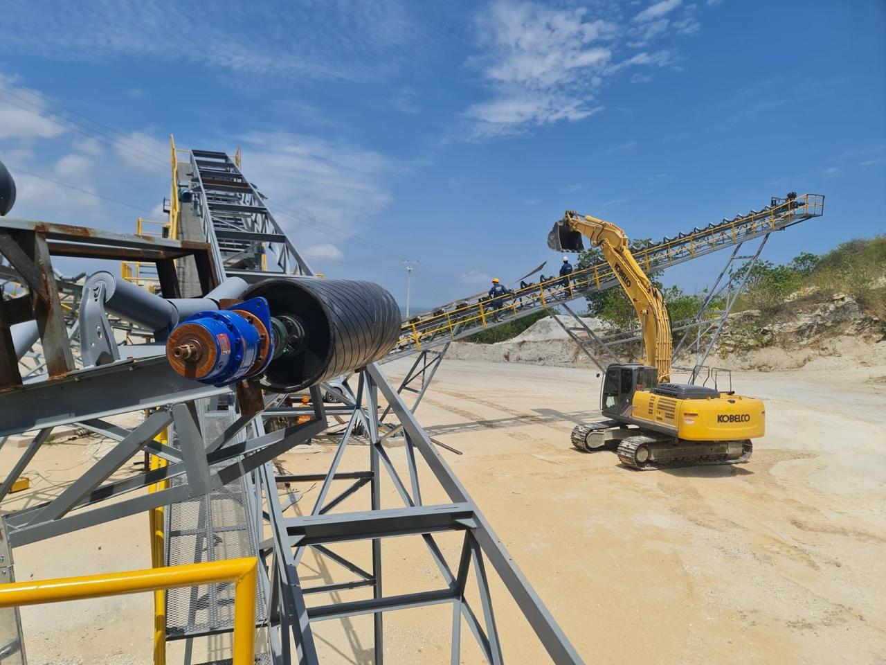 Estructura metálica para transportador