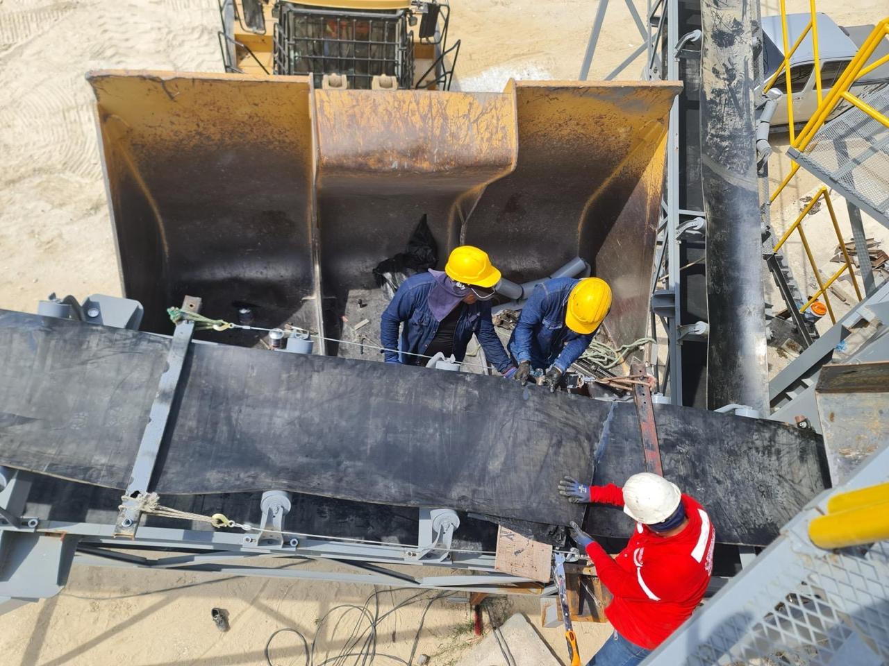 Equipo de trabajo en campo